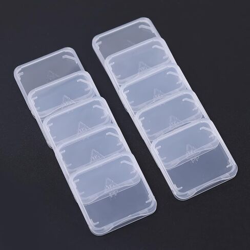TF/SD Memory Cards Protective Case Holder Storage Boxes Portable Mini Clear SIM Card Dustproof Box,Transparent1 in Saudi Arabia