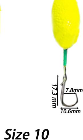 8pcs حفارات أسفل العكس باستخدام طعم الغليان المنبثقة ، العشب Crucian Carp Carp Fishing Gear Stuff Eugf in Kuwait