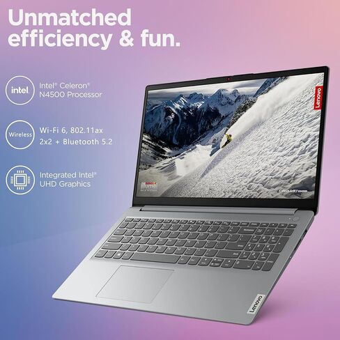 Lenovo Premium Series IdeaPad Laptop | أحدث نموذج | 12 جيجابايت ذاكرة الوصول العشوائي | 256 جيجابايت SSD | 1 سنة Office 365 W/ 1TB تخزين السحابة | Intel Core | 15.6 "| لوحة المفاتيح الرقمية | wifi 6 | Win 11 | w/wowpc الاسترداد USB in Kuwait