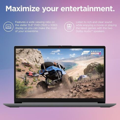 Lenovo Premium Series IdeaPad Laptop | أحدث نموذج | 12 جيجابايت ذاكرة الوصول العشوائي | 256 جيجابايت SSD | 1 سنة Office 365 W/ 1TB تخزين السحابة | Intel Core | 15.6 "| لوحة المفاتيح الرقمية | wifi 6 | Win 11 | w/wowpc الاسترداد USB in Kuwait