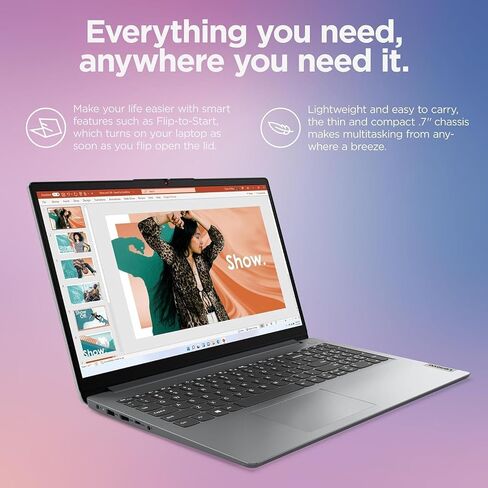 Lenovo Premium Series IdeaPad Laptop | أحدث نموذج | 12 جيجابايت ذاكرة الوصول العشوائي | 256 جيجابايت SSD | 1 سنة Office 365 W/ 1TB تخزين السحابة | Intel Core | 15.6 "| لوحة المفاتيح الرقمية | wifi 6 | Win 11 | w/wowpc الاسترداد USB in Kuwait