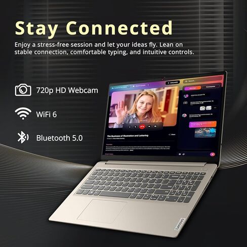Lenovo Premium Series IdeaPad Laptop | Latest Model | 12GB RAM | 256GB SSD | 1 Year Office 365 w/ 1TB Cloud Storage | Intel Core | 15.6" | Numeric Keypad | WiFi 6 | Win 11 | w/WOWPC Recovery USB in Saudi Arabia