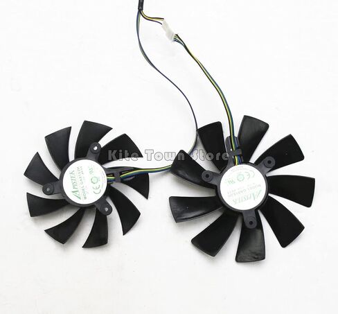 أفضل ما يمكن لبطاقة الفيديو مروحة بطاقة رسومات جديدة لـ Zotac P102 P104 GTX1070TI GTX1080TI Mini 88mm/100mm 4pin in Saudi Arabia