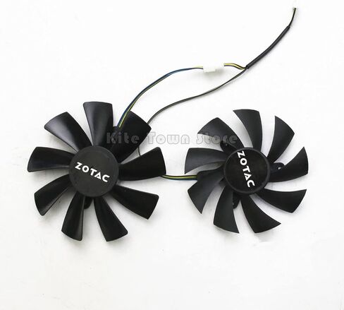 أفضل ما يمكن لبطاقة الفيديو مروحة بطاقة رسومات جديدة لـ Zotac P102 P104 GTX1070TI GTX1080TI Mini 88mm/100mm 4pin in Saudi Arabia