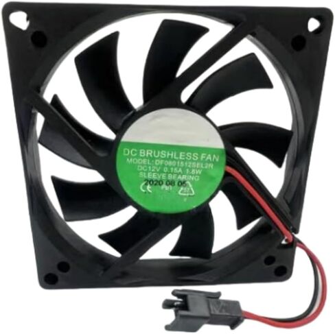 DF0801512SEL2R مروحة 8cm لـ 12V 0.15A 8015 80x80x15mm 2-ware مروحة التبريد in Saudi Arabia