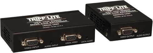 Tripp Lite VGA فوق CAT5 / CAT6 Extender ، جهاز الإرسال والمستقبل مع نسخة EDID ، 1920x1440 في 60Hz (B130-101-2) in Saudi Arabia