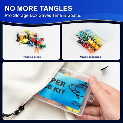 16 PCS Fly Fixing Poppers ، 8 Color Popper Fishing Lure Blegegill Crappie Trout Panfish Berch ، ملحقات الصيد الذبابة in Saudi Arabia