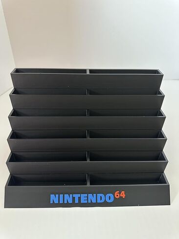 N64 Game Storage Display حامل ، 12 خرطوشة مطبوعة ثلاثية الأبعاد in Saudi Arabia