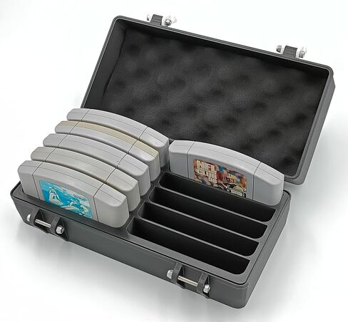 حالة حمل وقائية وعرة لخراطيش Nintendo 64 - يحمل 10 ألعاب in Saudi Arabia