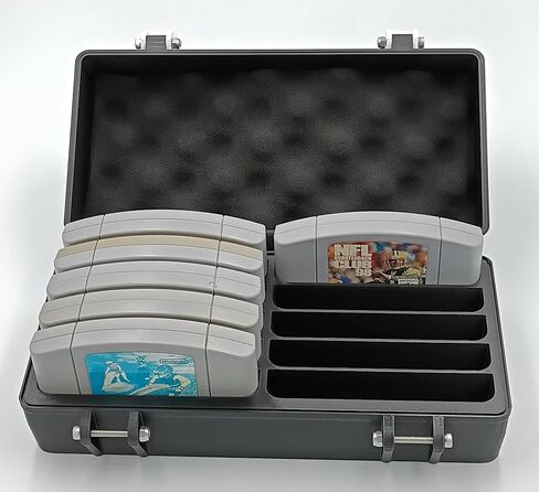 حالة حمل وقائية وعرة لخراطيش Nintendo 64 - يحمل 10 ألعاب in Saudi Arabia