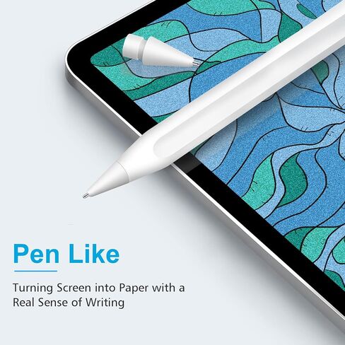 Digiroot Upgraded Replacement Tip for Apple Pencil Pro/1st/2nd Gen/USB-C&Logitech Crayon, 0.72mm No Wear Out Fine Point Precise Control Pen Like Nibs for iPad Pro/Air/Mini Pencil-2 Pack in Kuwait