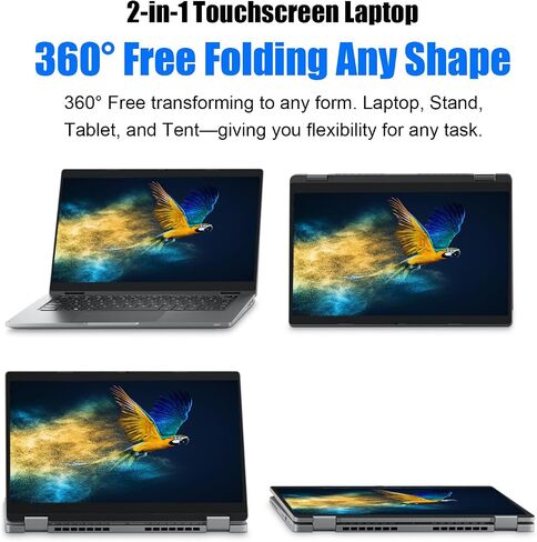 Dell Latitude 5330 2-in-1 Laptop, 13.3" Touchscreen Notebook, Full HD, Core i7-1265U, 32GB RAM,512GB SSD, 10 cores, 4.8 GHz, Windows 11 Pro(Renewed) in Saudi Arabia