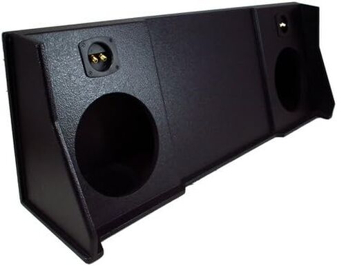 American Sound Connection ASC متوافق مع 1994-2001 Dodge Ram Extended/Quad/Club Cab Truck Dual 10 "SPWOOFER Sub Box SPECK in Saudi Arabia