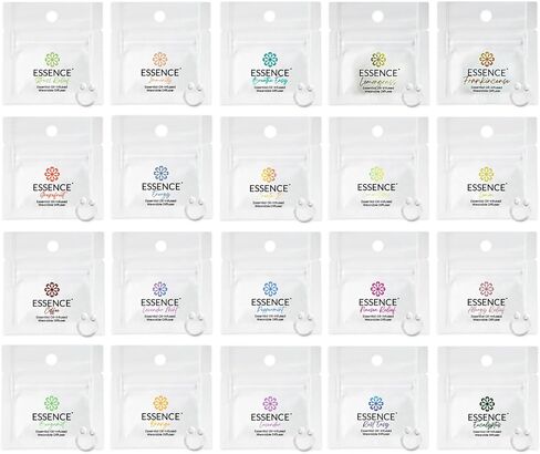Essence Nasal Diffuser | Essential Oil Ring | Silicone Nose Inhaler Bundle Pack (Create It) in Kuwait