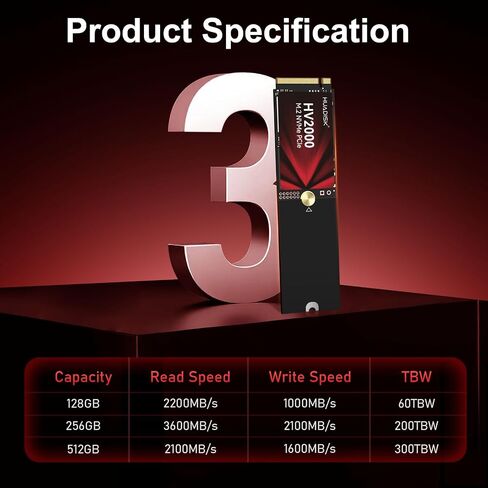 M.2 NVME SSD 128GB Gen3x4 ، M.2 2242 NVME مع لوحة تمديد 2280 ، محرك الحالة الصلبة الداخلية ، حتى 2200 ميجابايت/ثانية ، 3D NAND FLASH M2 SSD ، للكمبيوتر الشخصي ، سطح المكتب والمحمول المحمول in Saudi Arabia