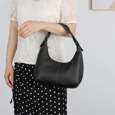Valleycomfy Shoulder Bags for Women,Ladies U-shaped Underarm Bag,PU Leather Hobo Crossbody Tote with Double Zipper Closure in Saudi Arabia