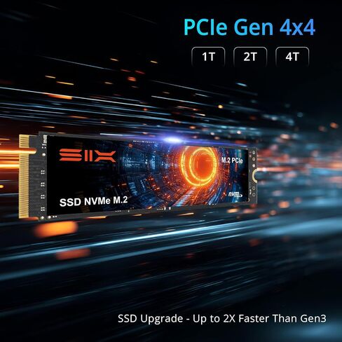 ستة NVME M.2 SSD PCIE 4.0-1TB M.2 2280 SSD ، اقرأ ما يصل إلى 7350 ميجا بايت/ثانية SSD 1TB للألعاب تمدد تخزين ذاكرة PS5 مع Deathink ، محرك الأقراص الصلبة الداخلية PCIE Gen 4x4 NVME لجهاز سطح المكتب المحمول كمبيوتر سطح المكتب المحمول. in Saudi Arabia