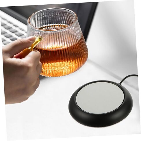 Pretyzoom USB Mug Drearer Indulation Pad for Office Home للحفاظ على المشروبات دافئة طوال اليوم لاستخدام مسكن السفر تصميمًا أنيقًا in Saudi Arabia