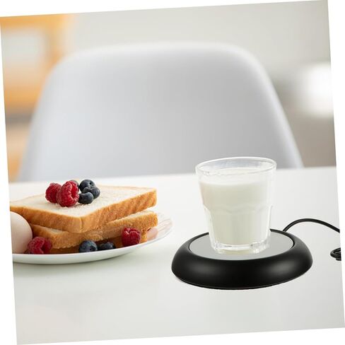 Pretyzoom USB Mug Drearer Indulation Pad for Office Home للحفاظ على المشروبات دافئة طوال اليوم لاستخدام مسكن السفر تصميمًا أنيقًا in Saudi Arabia