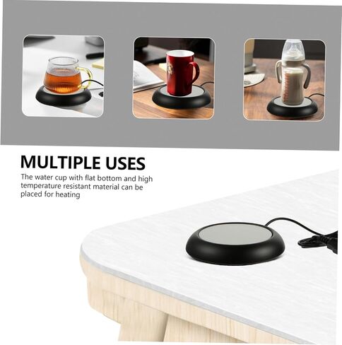 Pretyzoom USB Mug Drearer Indulation Pad for Office Home للحفاظ على المشروبات دافئة طوال اليوم لاستخدام مسكن السفر تصميمًا أنيقًا in Saudi Arabia