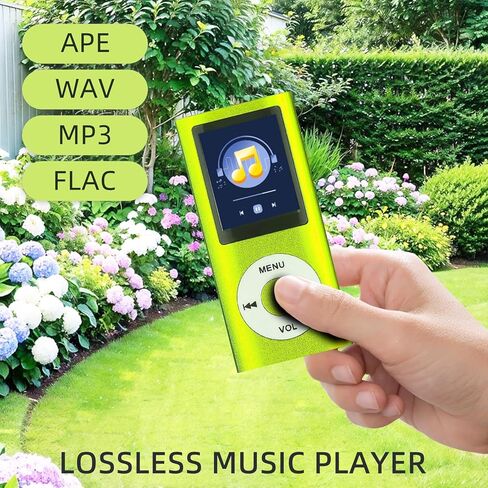 مشغل MP3 ، مشغل موسيقى رقمي MP3 متعدد الوظائف المحمولة ، لاعب موسيقى 1.8 بوصة LCD مع سماعة الأذن ، Photo-in Photo/Video Play/FM Recorder/Voice Reader (بطاقة الذاكرة غير متضمنة) -Green in Kuwait