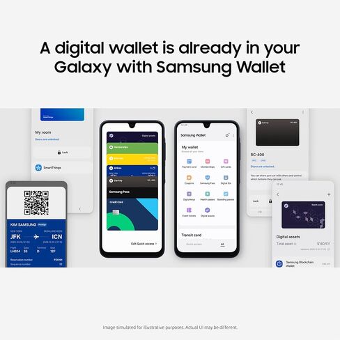 Samsung Galaxy A16 5G A Series Cell Phone, Unlocked Android Smartphone, Large AMOLED Display, Durable Design, Super Fast Charging, Expandable Storage, US Version, 2025, Blue Black (Renewed) in Saudi Arabia