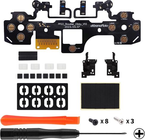 eXtremeRate Micro Switch - Light Version Clicky Hair Trigger Kit for PS5 Controller BDM-030 Shoulder Buttons, Ergonomic Micro Switch Bumper Trigger Buttons Mouse Click for PS5 Controller BDM-030 in Saudi Arabia