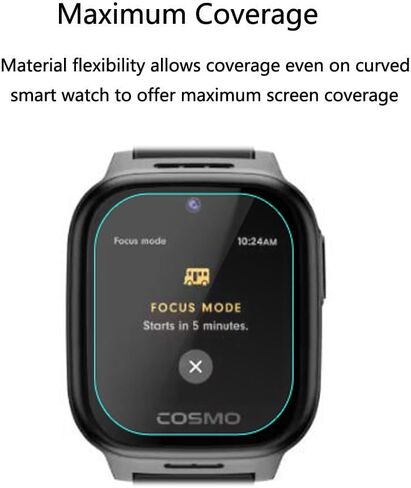 لـ Jrtrack 5 Kids Smart Watch Screen Protector 1.4 "[5 Pack] HD Clear Soft Pet Film [anti-fingerprint] in Kuwait