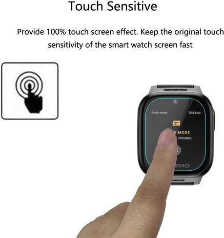لـ Jrtrack 5 Kids Smart Watch Screen Protector 1.4 "[5 Pack] HD Clear Soft Pet Film [anti-fingerprint] in Kuwait