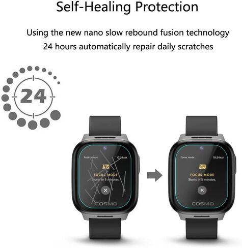 لـ Jrtrack 5 Kids Smart Watch Screen Protector 1.4 "[5 Pack] HD Clear Soft Pet Film [anti-fingerprint] in Kuwait