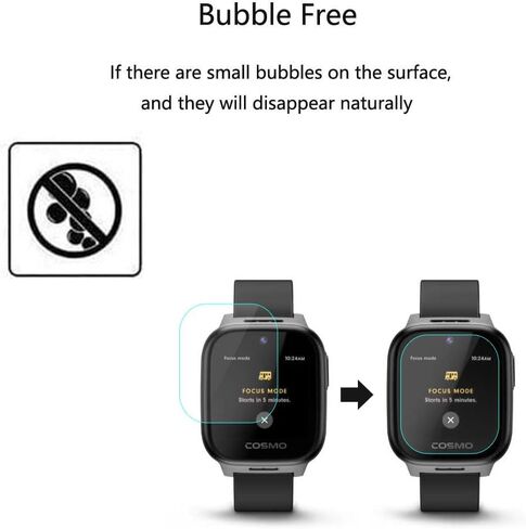 لـ Jrtrack 5 Kids Smart Watch Screen Protector 1.4 "[5 Pack] HD Clear Soft Pet Film [anti-fingerprint] in Kuwait
