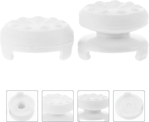 Homsfou 2pcs / الإبهام قبضة - أغطية عصا عصا التحكم - أغطية واقية - بيضاء in Kuwait