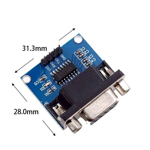 MAX3232 RS232 to TTL Serial Port Converter Module DB9 Connector MAX232 New 2025 for Arrival High Reliable Electronic in Kuwait