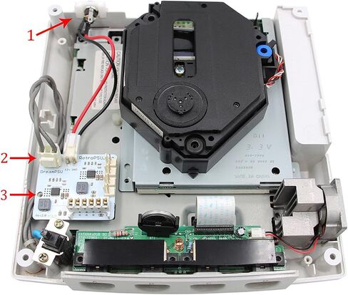 استبدال 12V Power Dreampsu لـ Dreamcast Gdrom Disc Drive Console in Saudi Arabia