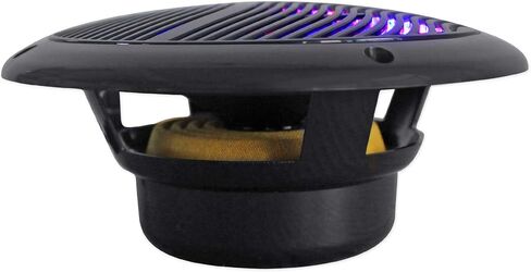 Rockville (4) RMC65LB 6.5" 1200w Black Marine Speakers w/Multi Color LED+Remote in Saudi Arabia