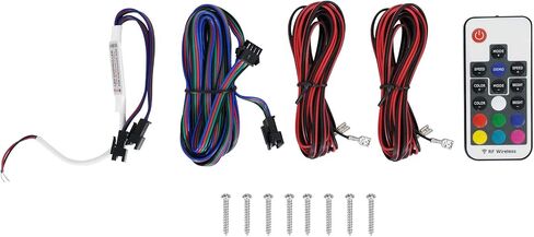 Rockville (4) RMC65LB 6.5" 1200w Black Marine Speakers w/Multi Color LED+Remote in Saudi Arabia
