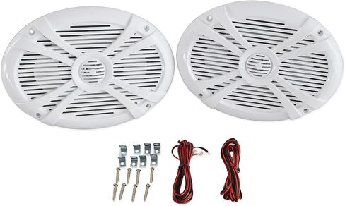 Rockville (4) RMSTS69W 6x9 2000w Waterproof Marine Boat Speakers 2-Way White in Saudi Arabia