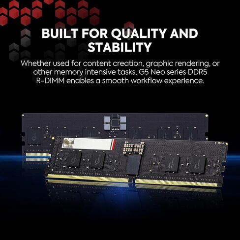 G.SKILL G5 Neo Series DDR5 RAM (AMD Expo) 384GB (8x48GB) 6000MT/s CL30-36-36-96 1.40V Workstation Computer Memory R-DIMM (F5-6000R3036G48GE8-G5N) in Saudi Arabia