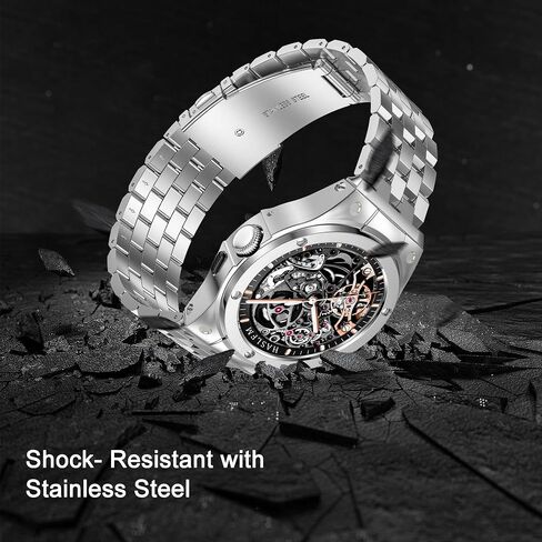 Stainless Steel Case with Band Compatible for Google Pixel Watch 3 45mm /Pixel 3/2/1 41mm, Rugged Metal Wristband Strap with Protector Bumper Cover for Men in Saudi Arabia