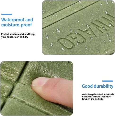 Sitting Pad,Portable Camping Seat Pad Foldable Foam Mat,Cushion Mattress(Green) in Saudi Arabia