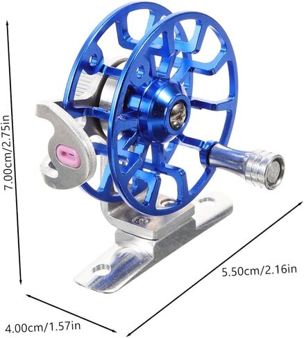 TOYANDONA Fly Fishing Reel Front Wheel Lightweight Portable Crappie Reel Right Hand Sea Fishing Pole Wheel for in Saudi Arabia
