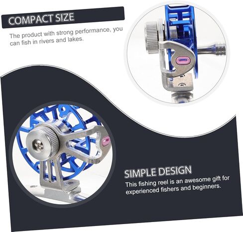 TOYANDONA Fly Fishing Reel Front Wheel Lightweight Portable Crappie Reel Right Hand Sea Fishing Pole Wheel for in Saudi Arabia