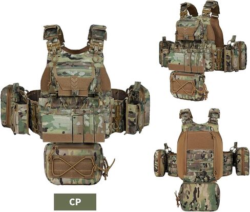 vAv YAKEDA Quick Release Tactical Outdoor Vest for Ment Adjustable Breathable Weighted Vest in Kuwait