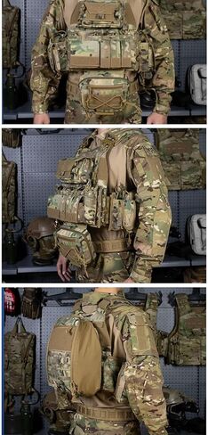 vAv YAKEDA Quick Release Tactical Outdoor Vest for Ment Adjustable Breathable Weighted Vest in Kuwait