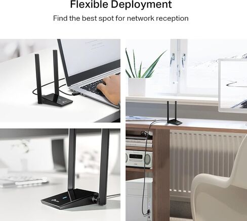 TP -LINK WIFI 6 USB ADAPTER لأجهزة سطح المكتب - (Archer TX20U PLUS) AX1800 AX1800 AX1800 NETWORK مع 2.4 جيجا هرتز ، 5 جيجا هرتز ، ومكسب عالي النطاق 5DBI الهوائي ، WPA3 ، يدعم Windows 11/10 (متجدد) in Saudi Arabia
