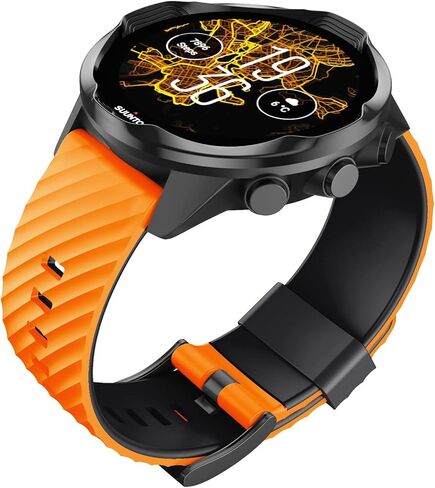 أحزمة السيليكون البديلة 24 ملم سوار Suunto 7 D5 Suunto 9 Spartan Sport Wrist Hr Baro Smart Watch Bandband (اللون: أسود أخضر ، الحجم: 24 ملم) in Saudi Arabia