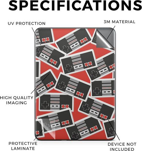 Glossy Glitter Tablet Skin Compatible with Amazon Kindle Colorsoft (2024) - Cotton Cloud - Premium 3M Vinyl Protective Wrap Decal Cover - Easy to Apply | Crafted in The USA by MightySkins in Saudi Arabia