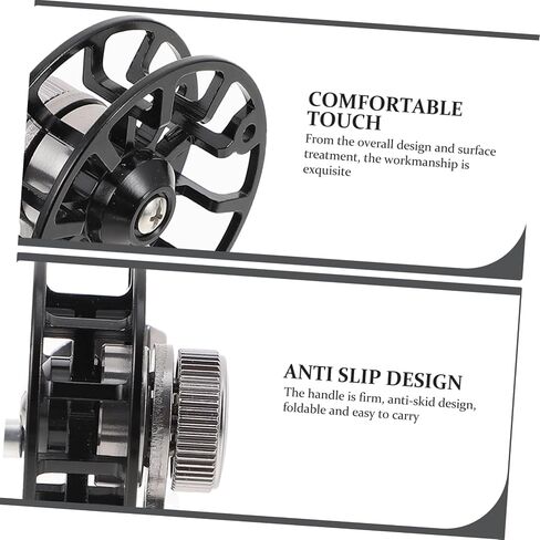 TOYANDONA Fine Workmanship Ice Fishing Reel Metal Fishing Pole Accessory for Outdoor in Saudi Arabia