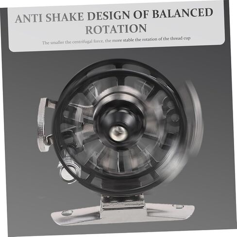 TOYANDONA Fine Workmanship Ice Fishing Reel Metal Fishing Pole Accessory for Outdoor in Saudi Arabia