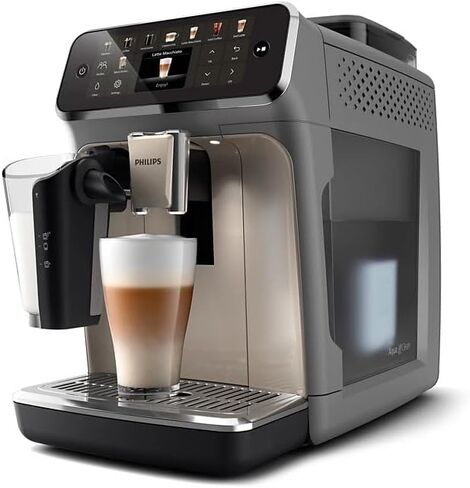 Philips Series 5500 Lattego Machine Espresso بالكامل | 20 مشروب | كروم رمادي | EP5544/90 | (متجدد) in Saudi Arabia
